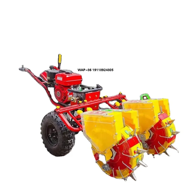 

Maize Seeder Fertilizer Machine 6hp 1 Row 2 Row 3 Row Precise Seeder for Sale Yellow Machinery Engines Parts 20-65cm