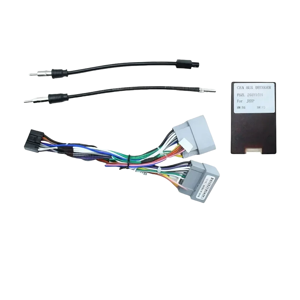

16-контактный автомобильный радиоприемник Android, провод Canbus для Jeep Commander Grand Cherokee Chrysler Grand Voyager 、