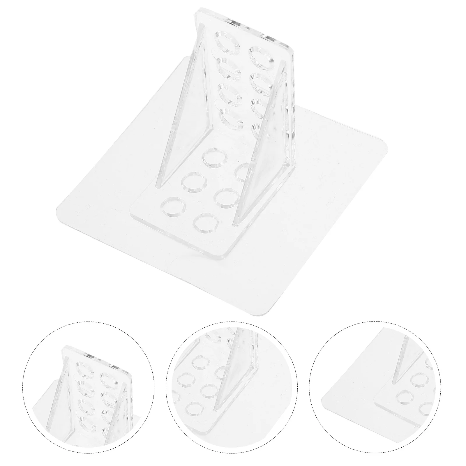 

12pcs Nail-Free Shelf Supports Triangle Pegs For Cabinet Storage Shelves Holder Diy Floating Brackets Home Organization Hardware