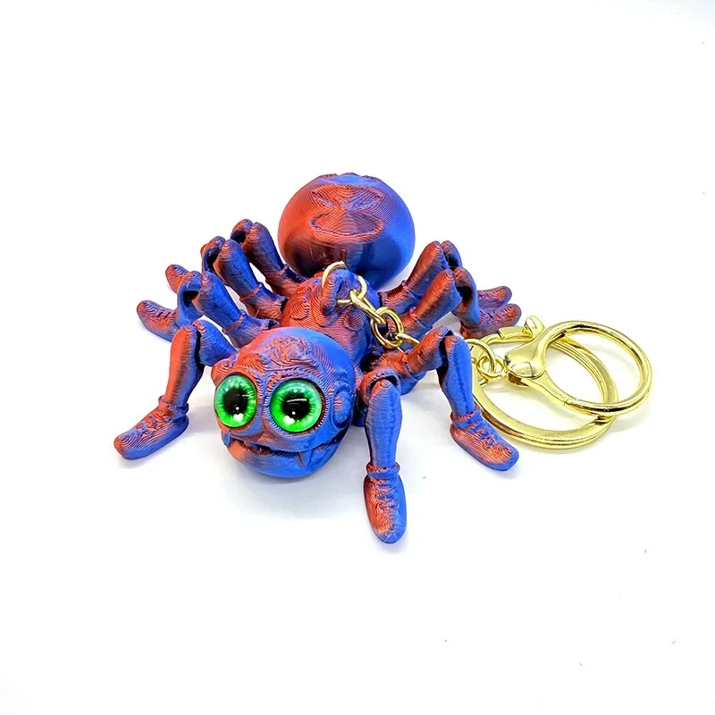 

3D Printed Articulated Spider Toy Colorful Fidget Figurine Halloween Home Decoration novidades 2026 produtos
