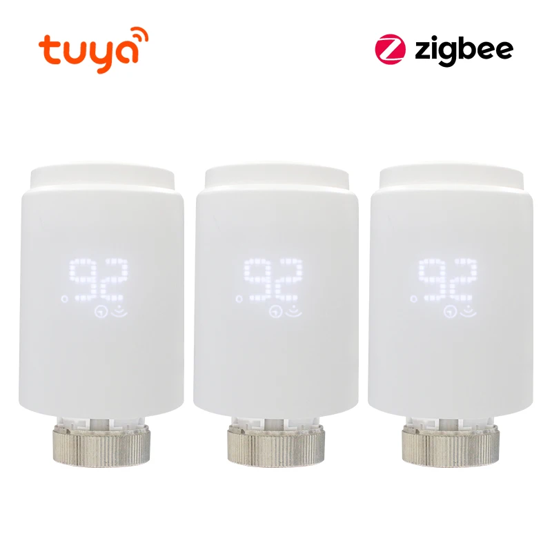 Tuya Smart Home Zigbee 3.0 Thermostatische Klep Radiator Zigbee Thermostaat Radiator Zigbee Thermostatische Klep Alexa Google Thuis