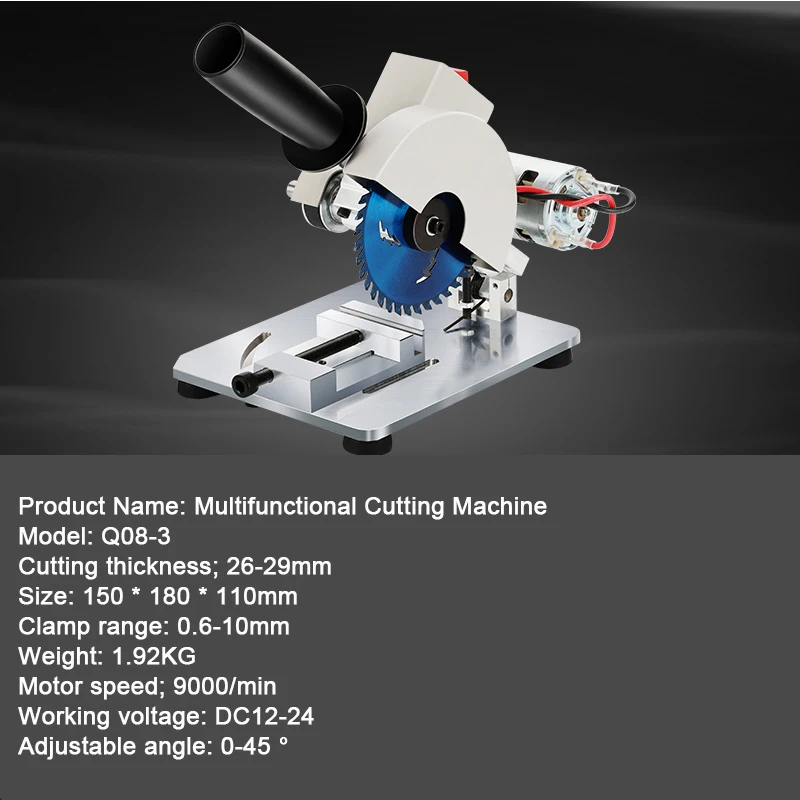 

45 Degrees Of Desktop Precision Small Saws 795 Multi - functional Micro Cutting Machine Small Aluminum Cutting Machine