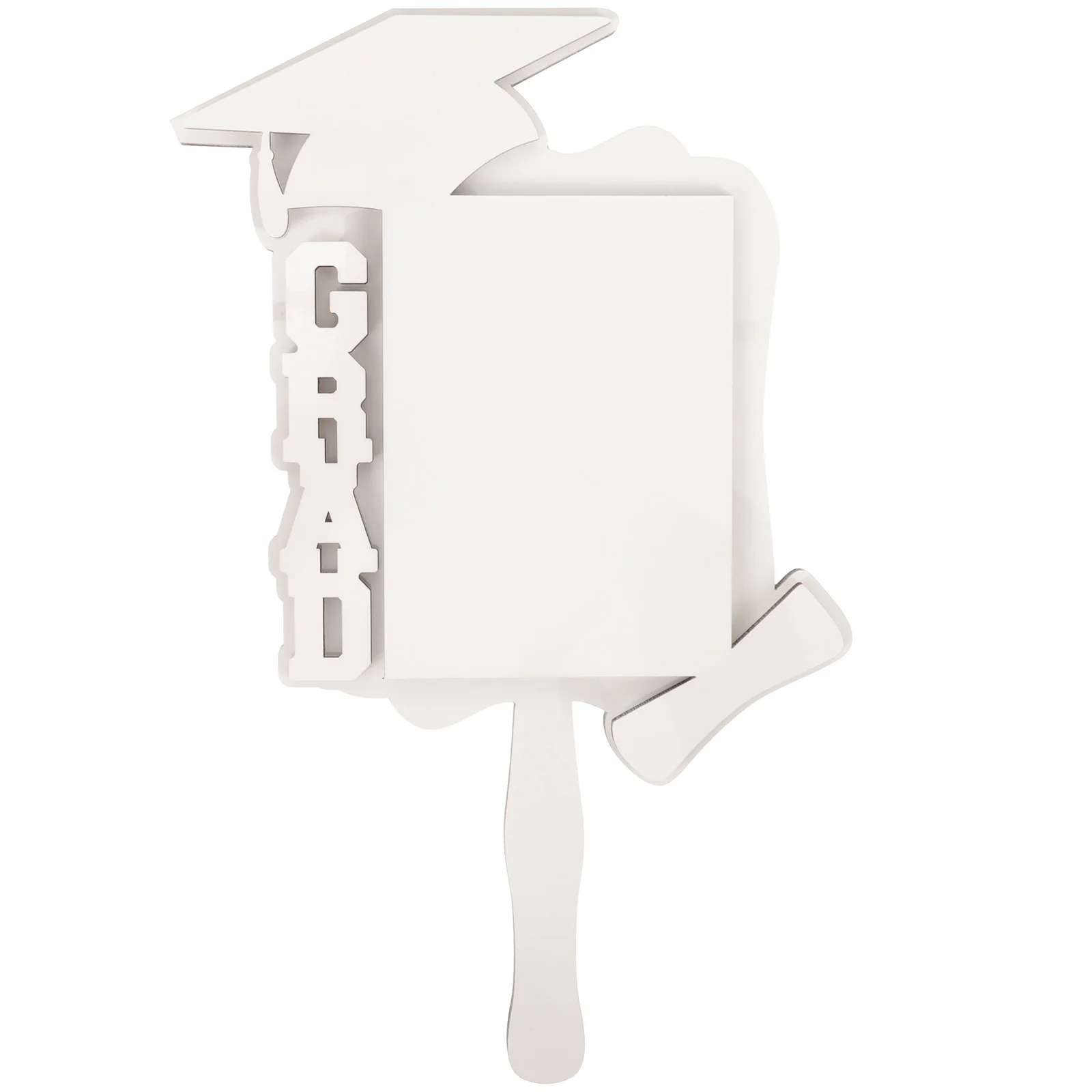 Graduation Hat Fan Sublimation Photo Frame Diy Picture Blanks Bulk Subliamtion