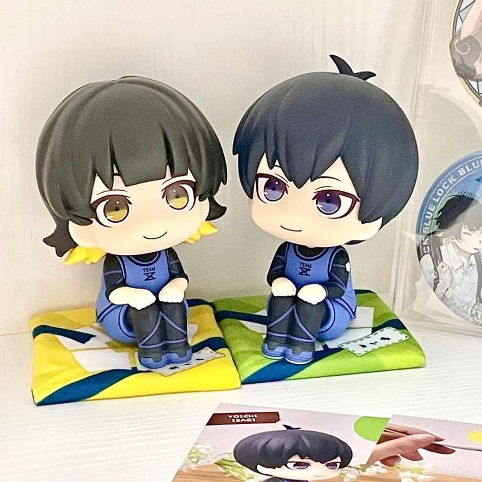 Figurine de dessin animé à serrure bleue, Version Q, Look Up Isagi Yoichi/Nagi Seishiro, Figurine d'action Bachira Meguru, Collections de figurines, poupée modèle