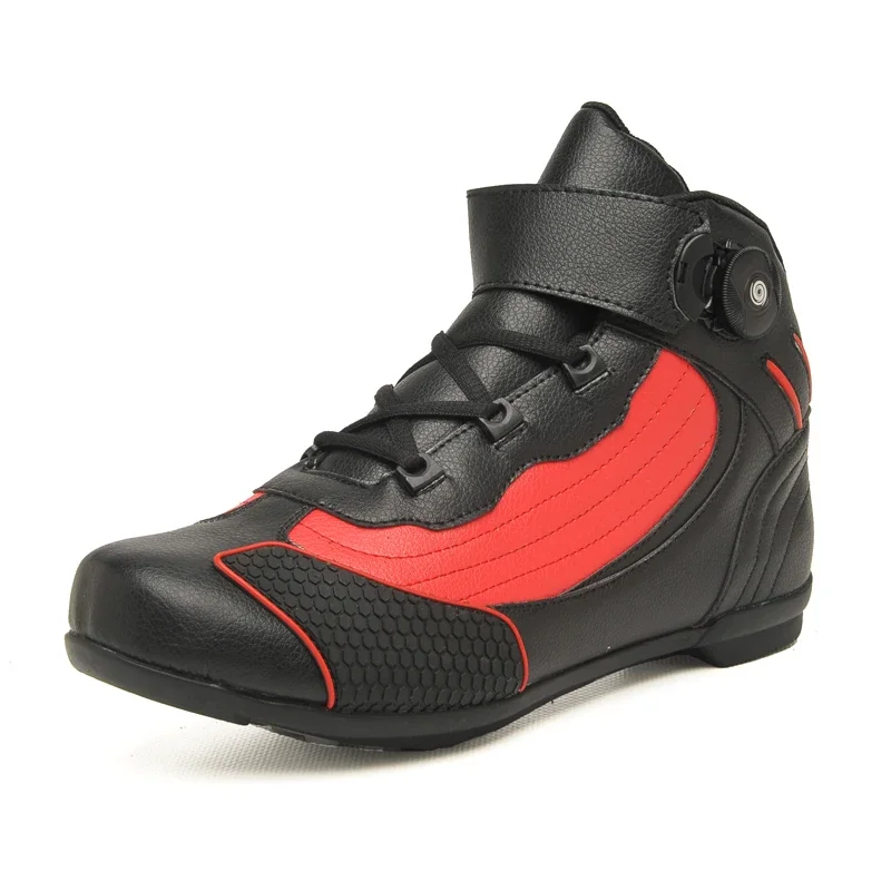 Motorbike Boots Shoes Waterproof Motorbike Boots Ankle Shoes Crash Protection Protective Comfortable Racing  Bicycle Speed Boots