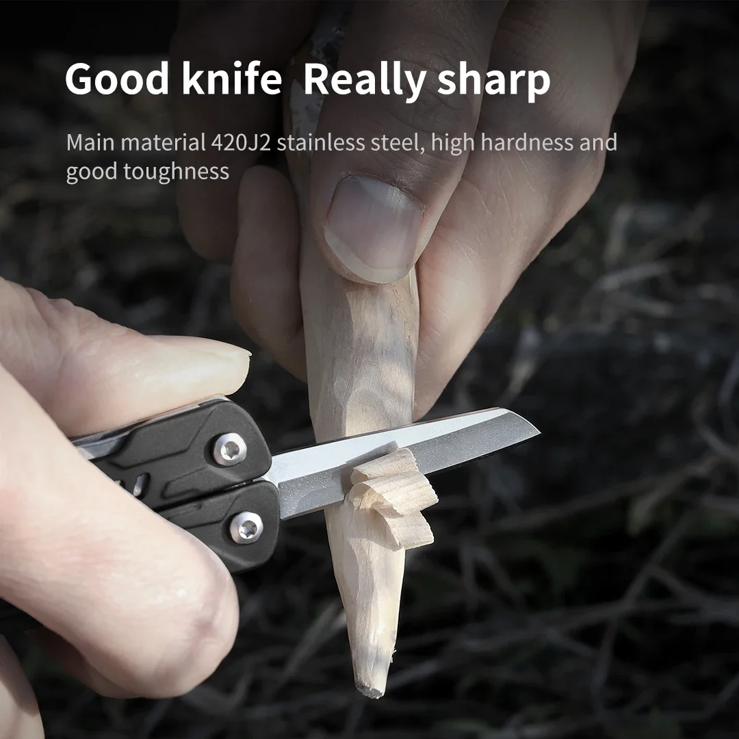 NexTool Mini Sailor 11 in 1 Outdoor Multi Tool Pocket Knife Folding Pliers Tools Wire Cutters EDC Card Pin Screwdriver Scissors