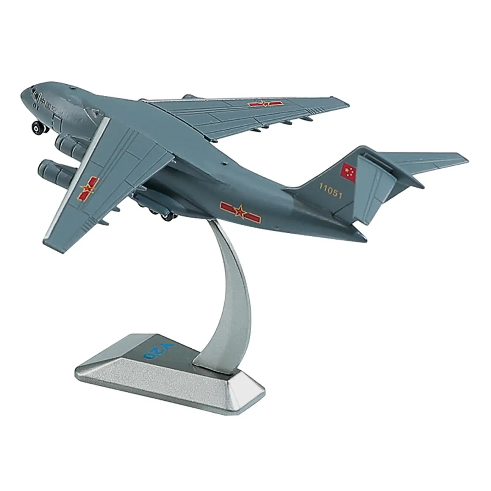 Simulation 1:260 Y 20 Aircraft Model Retro Plane Model Souvenir Tabletop Decor