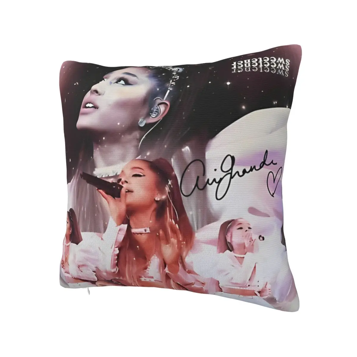 Vintage Pop Music R&B Pillowcase Double-sided Printing Cushion Cover Decor Arianas Grandes Throw Pillow Case Cover Home 40*40cm