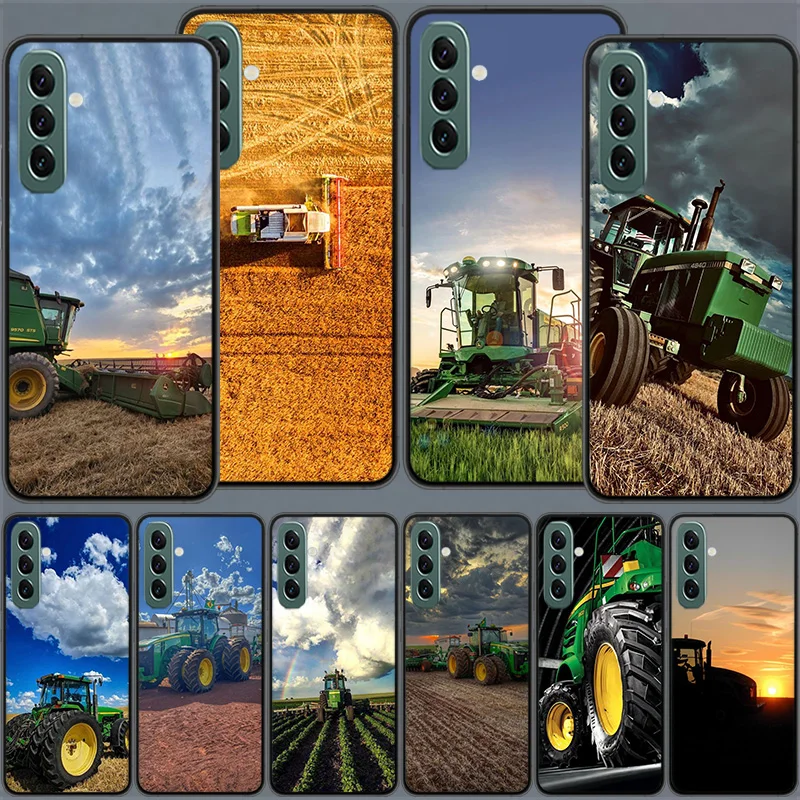 Large Harvester in Agriculture Phone Case For Samsung A15 A25 A35 A55 Galaxy A05S A16 A03S A02S A71 A51 A41 A31 A21 A11 A70S A50