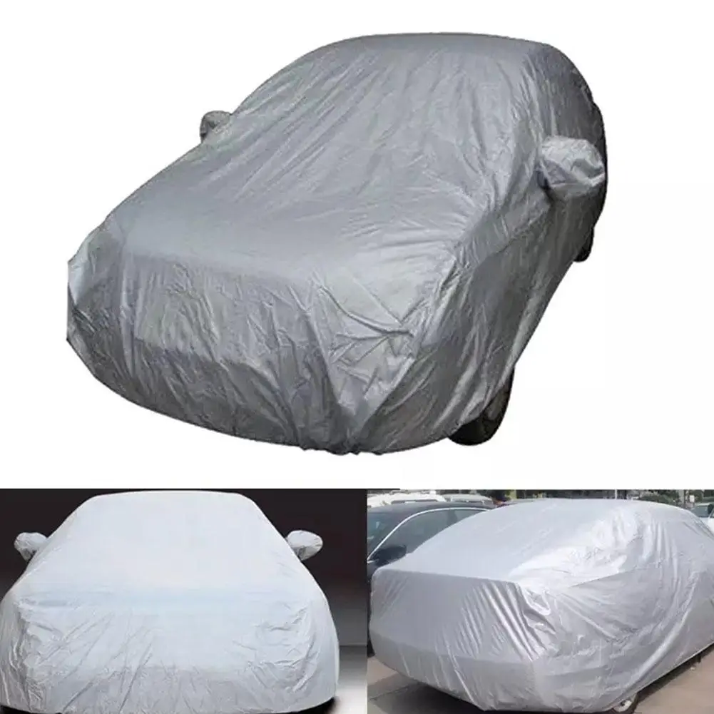 

Full Coverage Universal Car Cover - Sunproof, Waterproof, & Scratch-Resistant, Essential Dustproof Auto Accessory G5B8