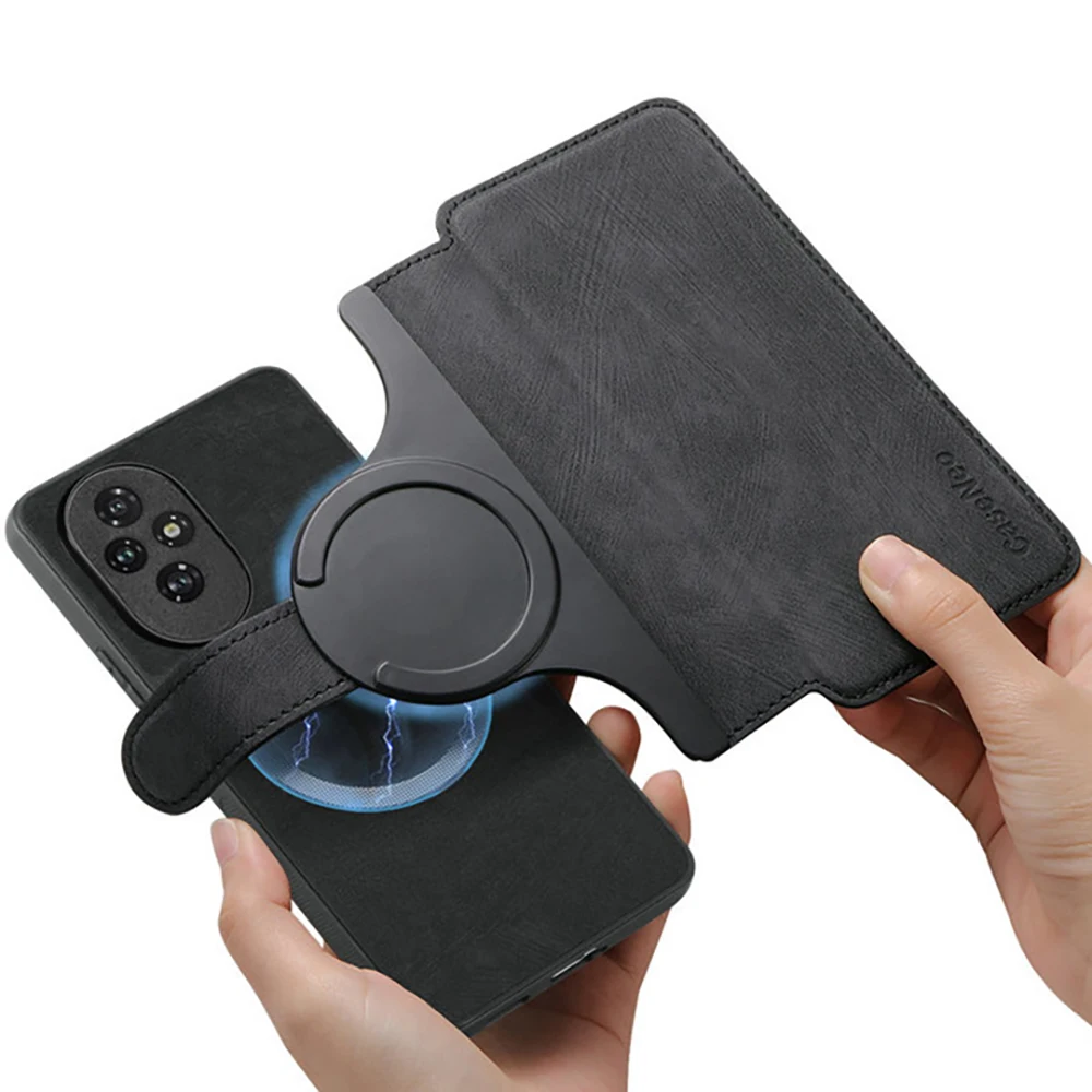 

Honor 400 Lite 5G 2In1 Detachable Leather Wallet Case For Huawei Honor 400 Pro Luxury Cover Honor 400 400Lite Magnetic Funda