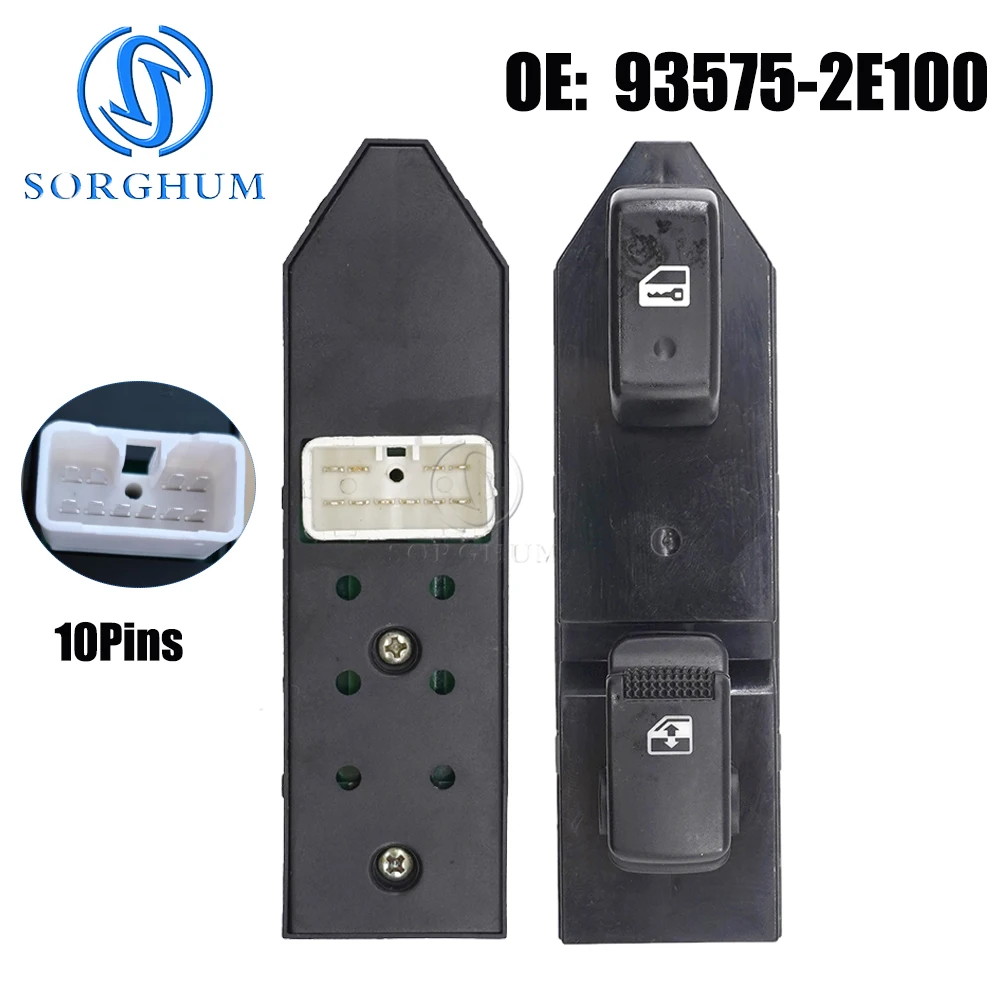 93575-2E100S7 For 2005-2013 Hyundai Tucson Front Right Side Door Power Window Switch Window Lifter Control Button 935752E100