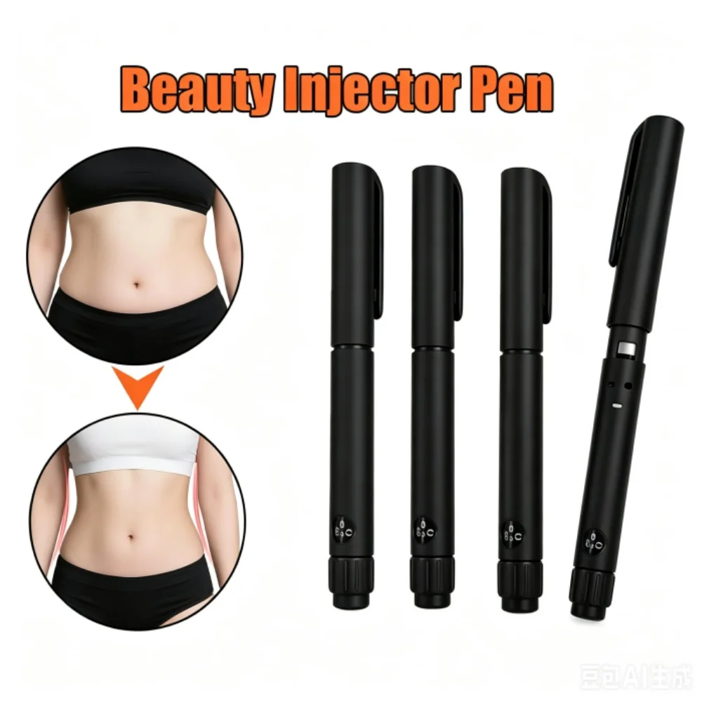 1-10Set Disposable Insulin Injection Pen 3ml Cassette Bottle Rotary Push Magic Beauty Injection Pen Growth Hormone Dosage 60U