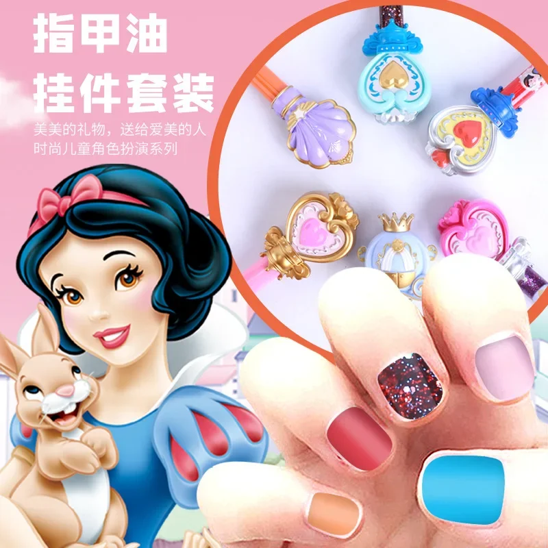 Disney original new girls frozen princess elsa Cosmetics Make up nail polish real Beauty makeup box With box  Christmas present