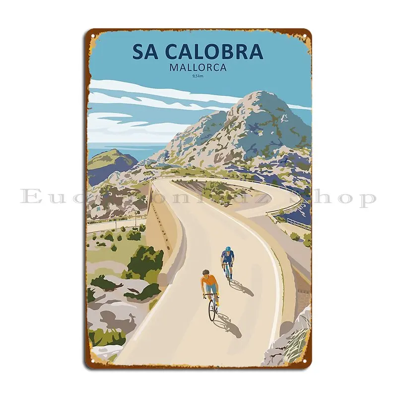 Sa Calobra Mallorca Metal Sign Pub Club Create Designs Wall Decor Tin Sign Poster