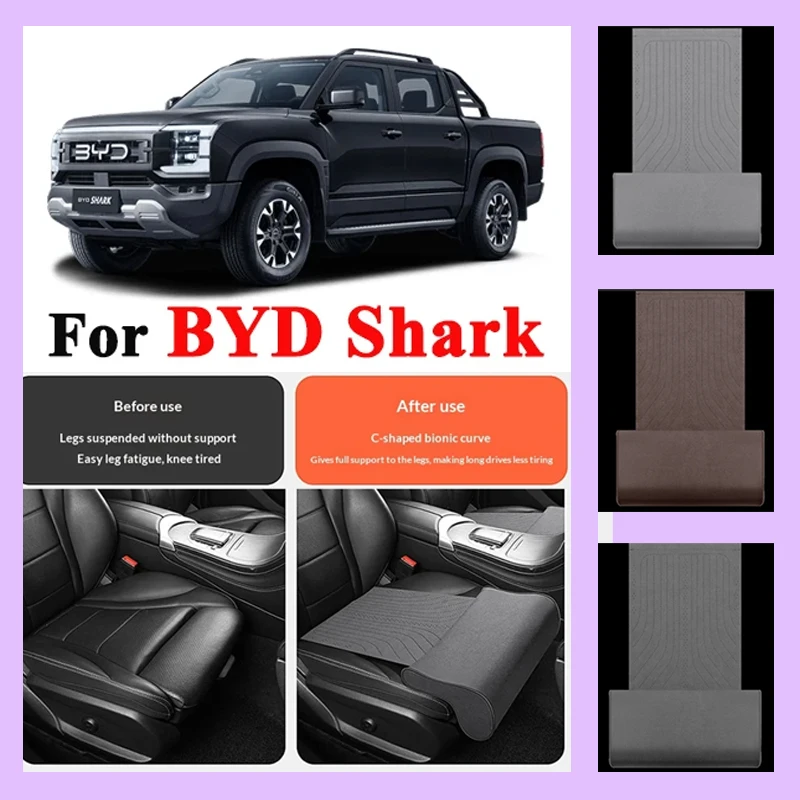 

Hybrid For BYD Shark 6 Pickup 2024-2026 Car Seat Leg Support Extension Mat support pad Seat extension leg pad