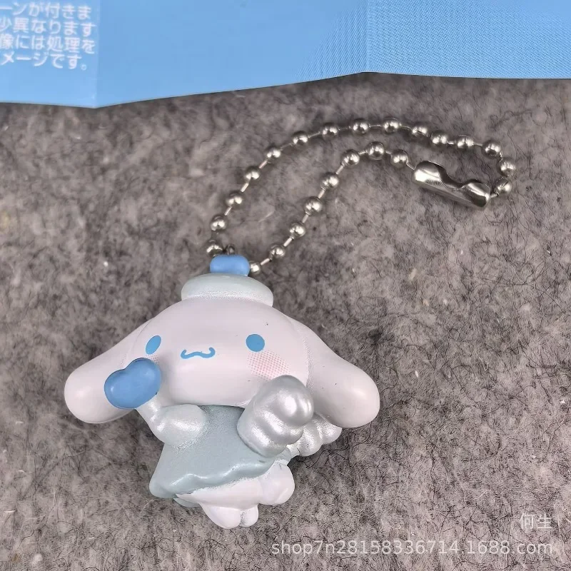 ของเล่นกล่องสุ่มตัวละครซานริโอ จี้รูปนางฟ้า ฟิกเกอร์อนิเมะ เฮลโล คิตตี้ ซินนามอโรล โปชาโกะ ตุ๊กตาโมเดล ของขวัญสำหรับเด็ก