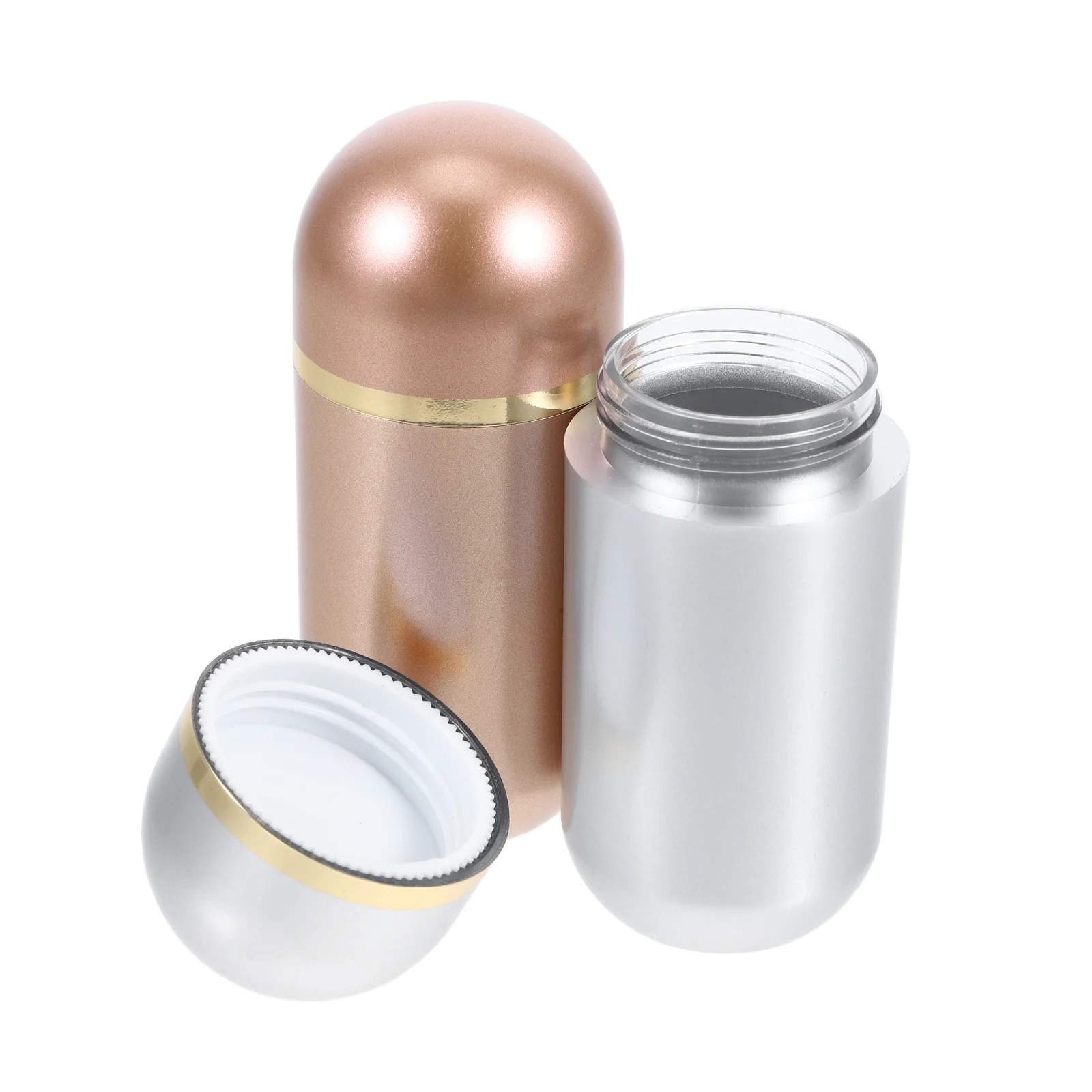 

2 Pcs Vial Cute Pill Case Medicine Pills Bottles Organizer Travel Medication Empty