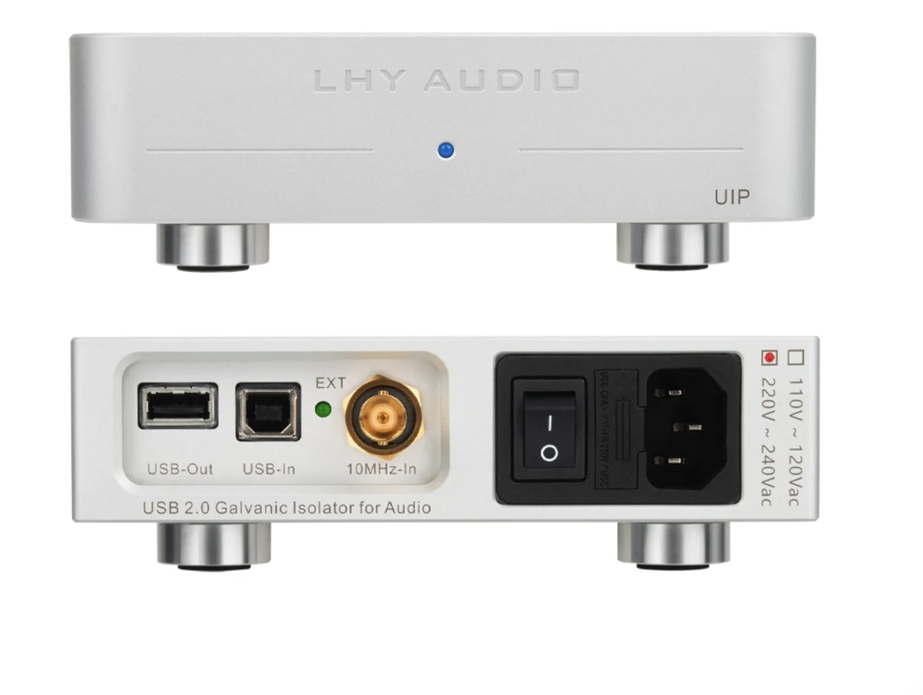 NEW LHY AUDIO PC HIFI fever audio USB purification isolator ADuM4165 high-speed 480M crystal oscillator OCXO clock input
