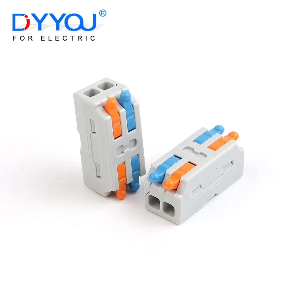 Mini Fast Wire Connector 1Pin 2Pin 3Pin Spliceable Hard Wire Direct Insertion Multi Input And Multi Output Fast Wiring Terminal