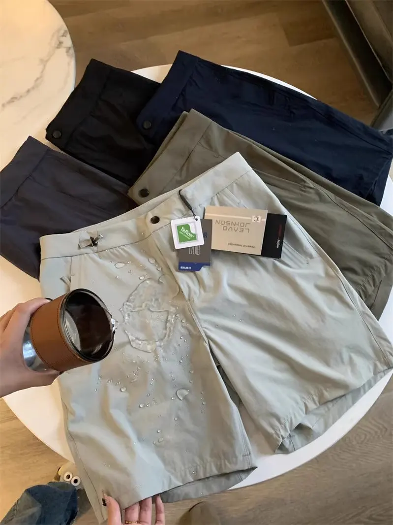 

Lightweight Qui-Dry Breathable Waterproof Elastic Outdoor Men's orts Casual Thin Summer Outdoor Function Pants