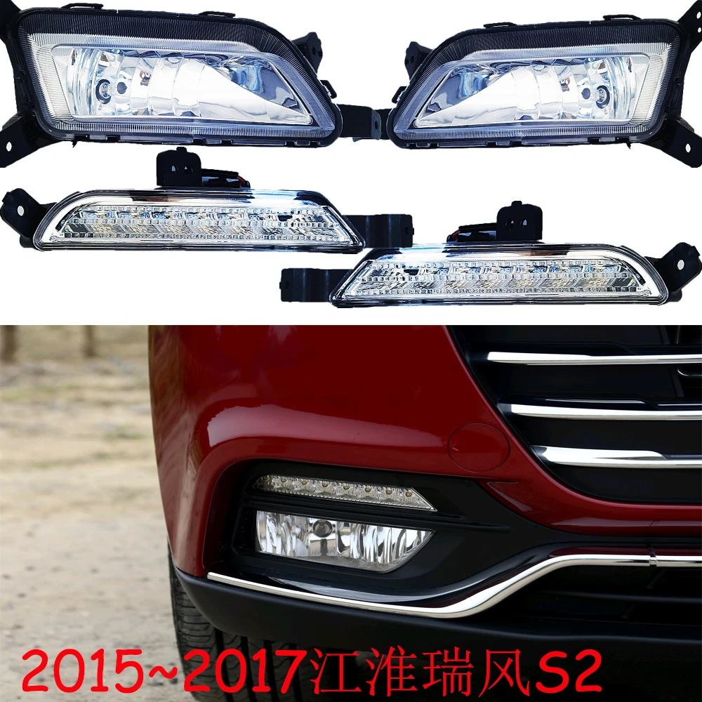 1pcs car bumper KMC headlight JAC Refine S2 fog light jmc car accessories lamp for jac S2 headlamp