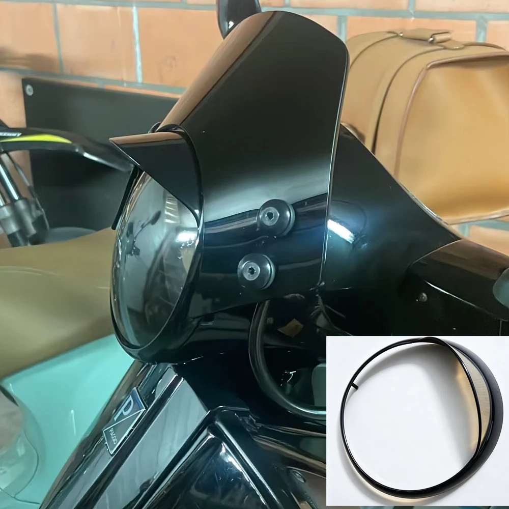 GTS 125 Headlight Cover Front Headlamp Protector Shield Mask Frame Cap Bezel Trim Ring Guard For Vespa GTS125 2011-2018 08 09 10