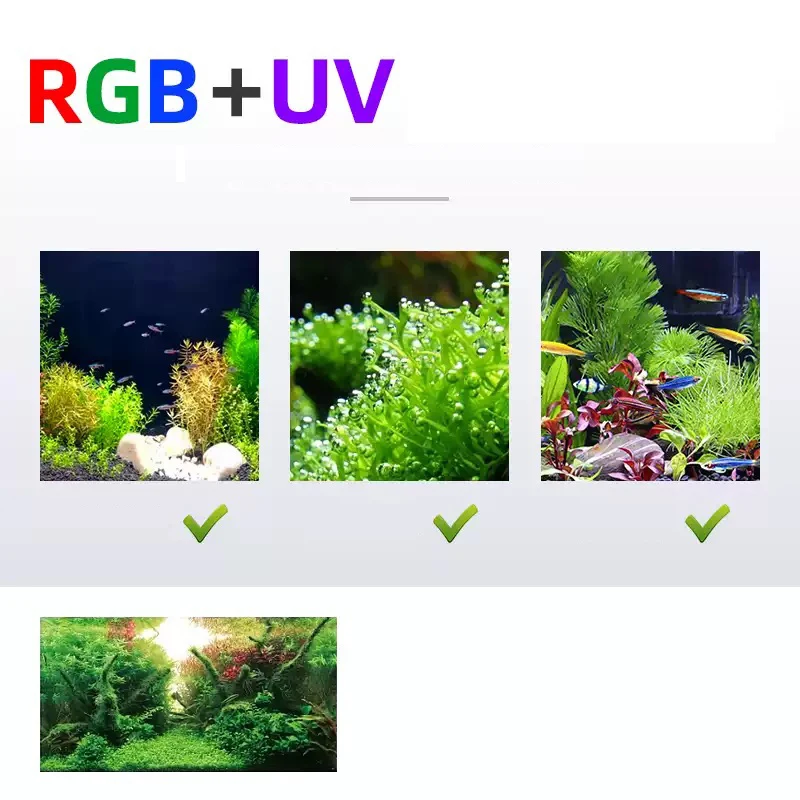 Lamp Mini9pro Magnetic Clamp Led Light RGB UV Aquariums Full Spectrum Holder Fish Tank Accessories Supplies Decoration view 3