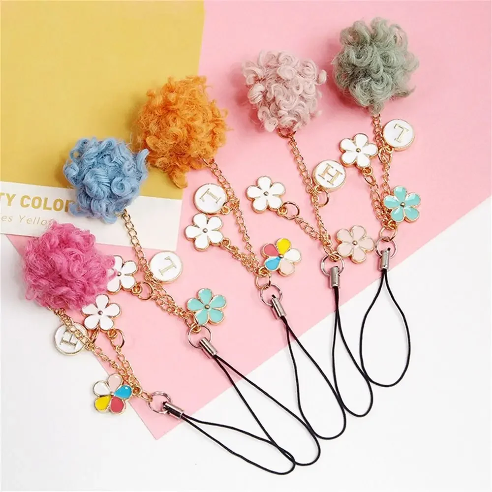 

Fluffy Hang Rope Girl Gifts Mobile Phone Strap Phone Charm Smart Phone Strap Fluffy Phone Strap Phone Pendant Fur Ball Lanyards
