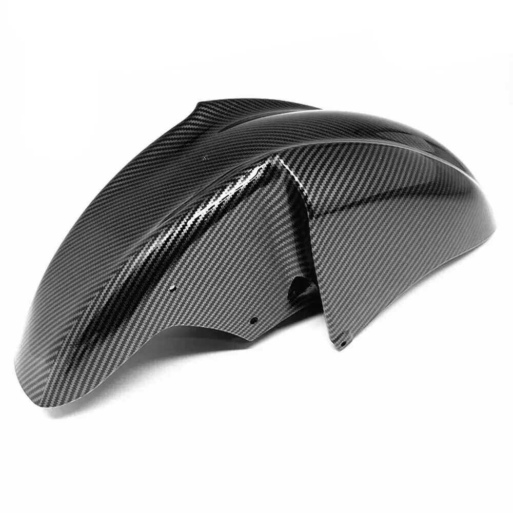 

Front Tire Fender Mud Guard Hugger Carbon Fiber Color For KAWASAKI ZZR 400 1993-2007