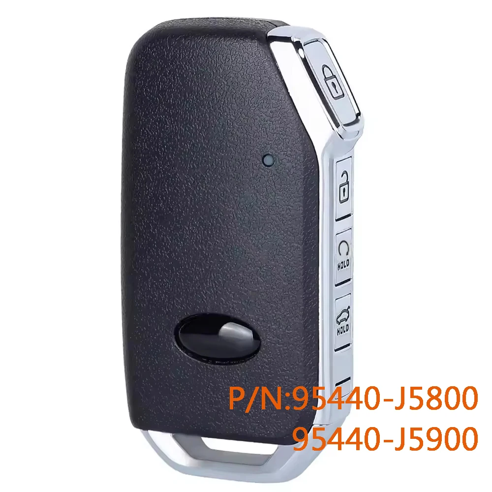

Умный автомобильный ключ-брелок KEYECU 95440-J5800 95440-J5900 для Kia Stinger 2021 2022 2023, 433 МГц, FOB-4F45, чип ID47, 4 кнопки