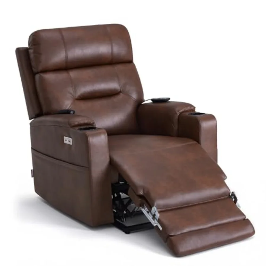 

Lift Chair for Tall Man 6'6'', Dual Motor Power Lift Recliner Chair for Elderly, Lay Flat for Sleeping, Heat and Massage, USB a