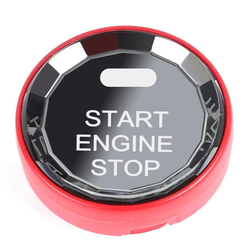 Crystal Style For Mazda 2 3 6 CX-3 CX-4 CX-5 CX-8 One-button START Stop Engine Button Replace Cover Modification Car Interior