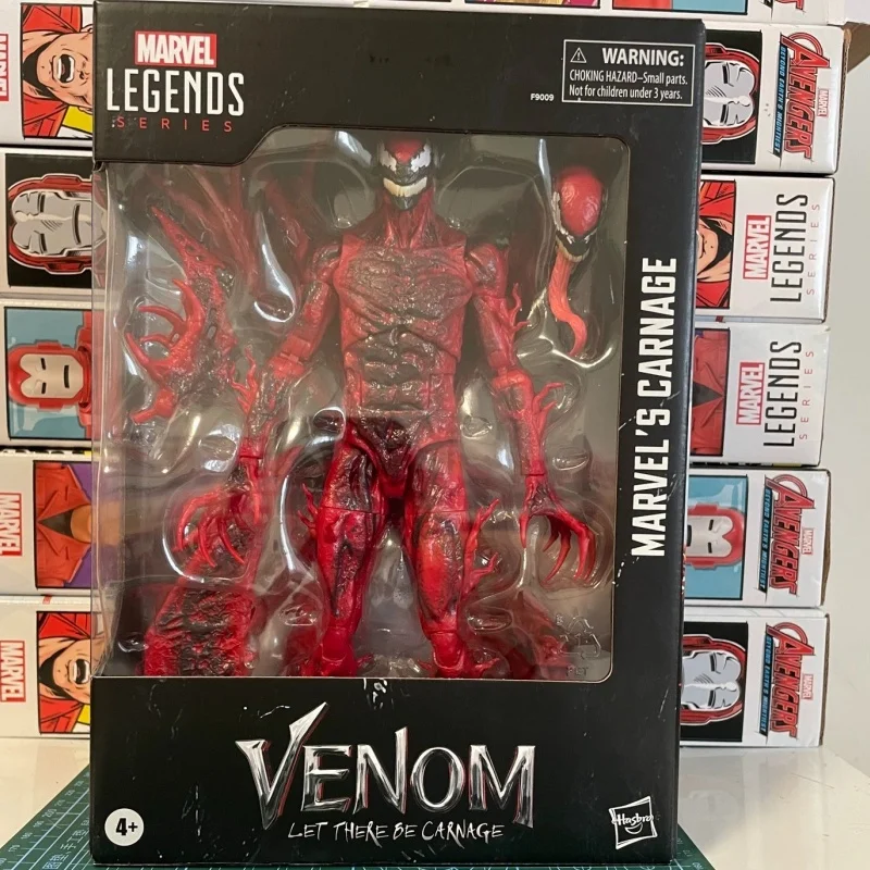 Nowość w magazynie Marvel Legends Series Carnage, Venom 2: Let There Be Carnage Deluxe Kolekcjonerska 6-calowa figurka na prezent