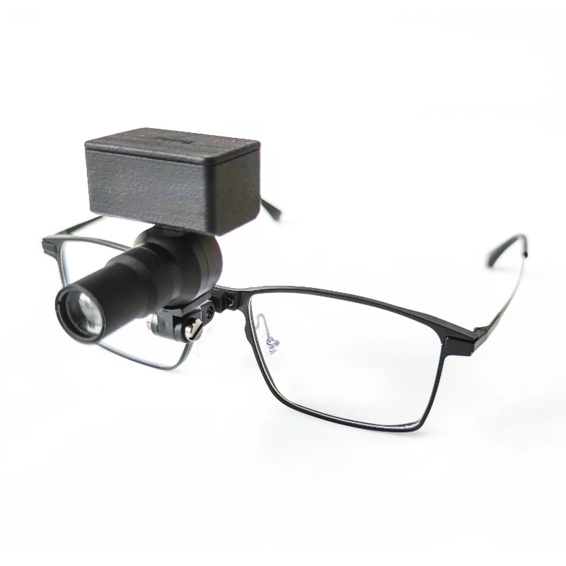 New Wireless Medical LED Headlight Glasses Type Integrated Battery Removable Light Weight Continuous Working Time 3 Hours