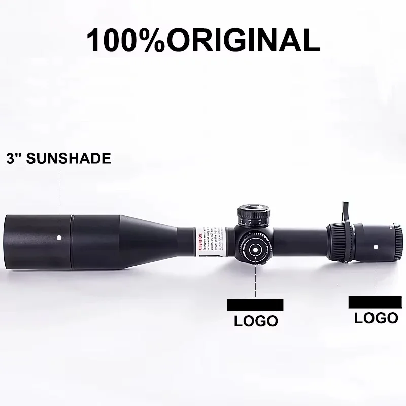 البصريات الأصلية 5-25X56 الطائرة البؤرية الأولى (FFP) Riflescopes EBR-7C (MRAD) شبكاني 34 مللي متر أنبوب رافعة رمي غاز النيتروجين