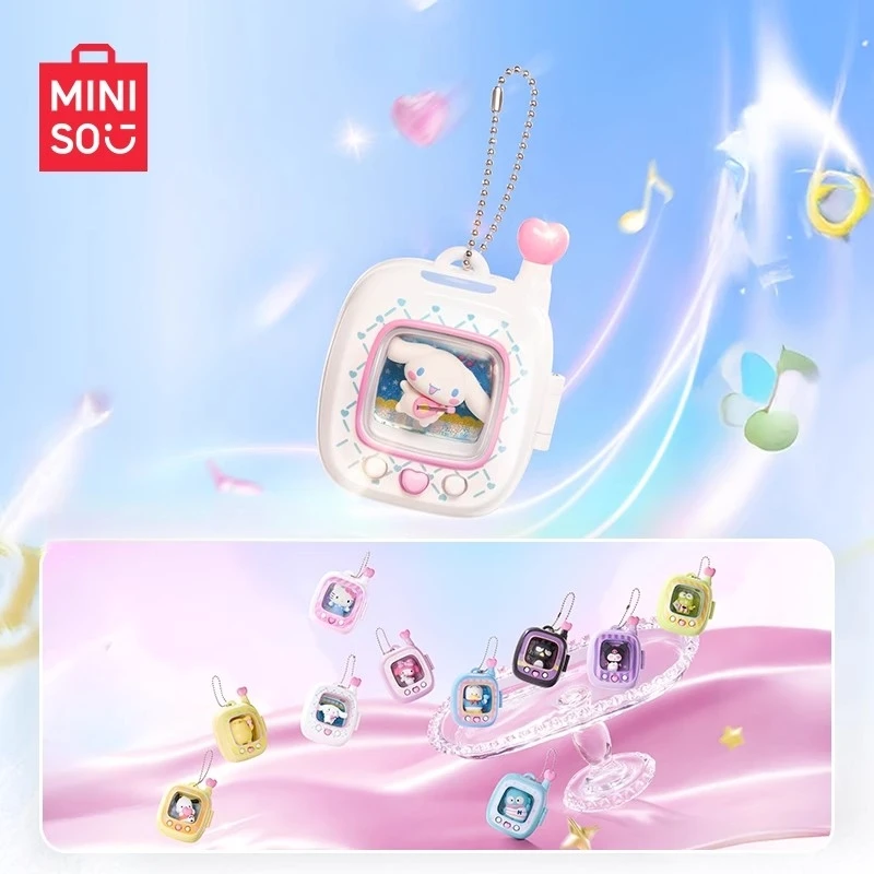 

MINISO Sanrio Pocket Elf Series Blind Box Cute Hello Kitty Kuromi Pendant Cartoon Ornament Children's Toy Model Birthday Gift
