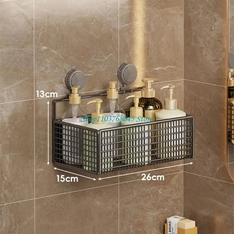 

R53F Clean Basic Suction Cup Shelf For Contemporary Bathrooms Easy To change When required 15cm Depth