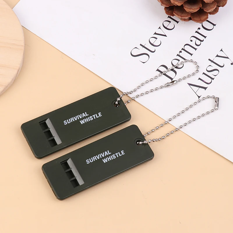 3 قطعة 3-تردد عالية ديسيبل صافرة المشي لمسافات طويلة في الهواء الطلق بقاء أداة تخييم الطوارئ متعددة الوظائف زلزال الإغاثة صافرة #4