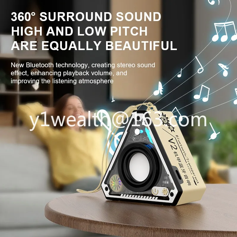 High Quality Mini BT Outdoor Sports Waterproof Portable Wireless Karaoke Camping Party Wireless Speaker