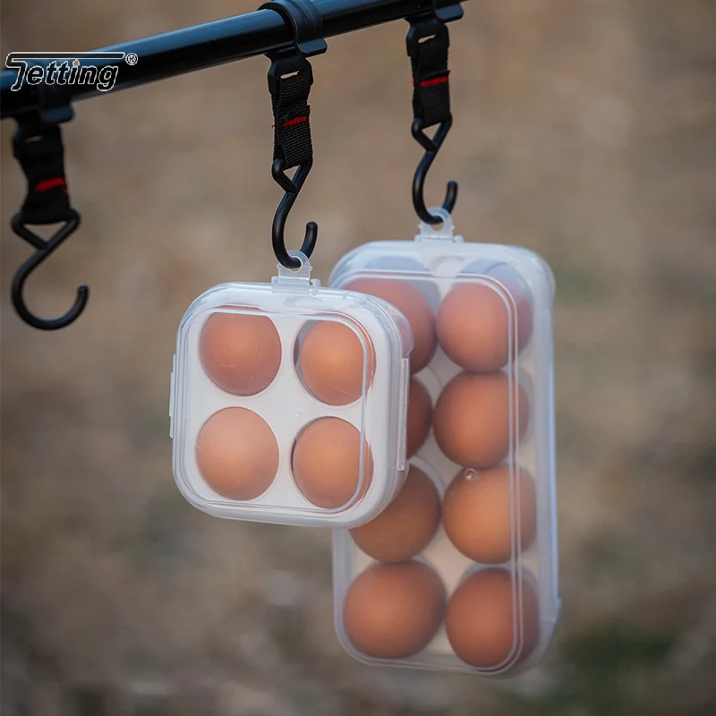 Outdoor Shockproof Egg Box Storage Box, Portable Camping Shatterproof Egg Tray, Home Plastic Protection Box, Travel Shatterproof