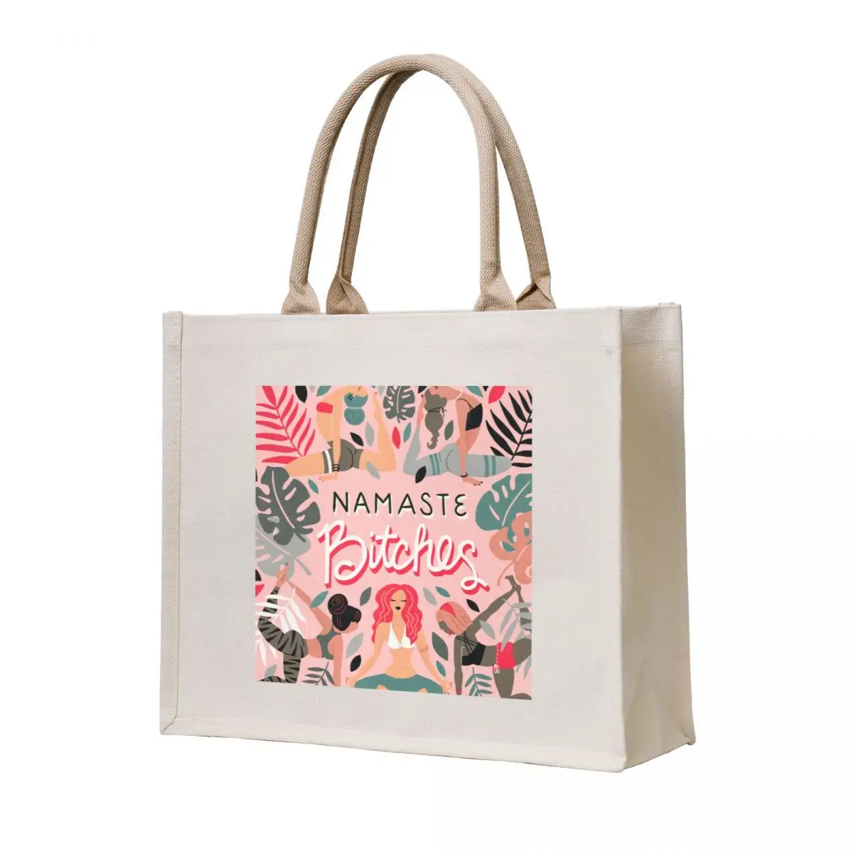 

Namaste, B*tches – Pink Palette Tote Bag tote men personalized custom Shopper