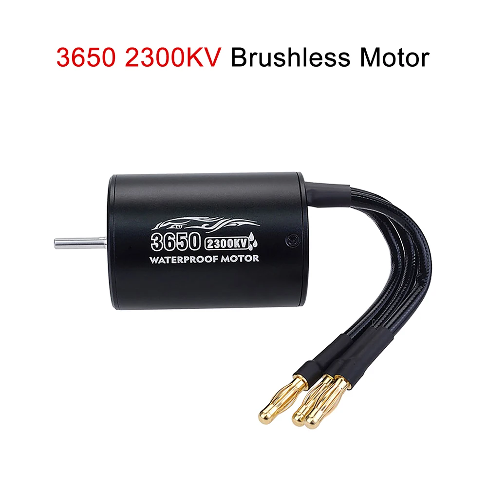 Nieuwe Waterdichte 3650 2300KV 3100KV 3900KV Borstelloze Motor 60A ESC voor Tamiya Traxxas Slash Bandit Redcat 1/10 RC Auto Truck Onderdelen