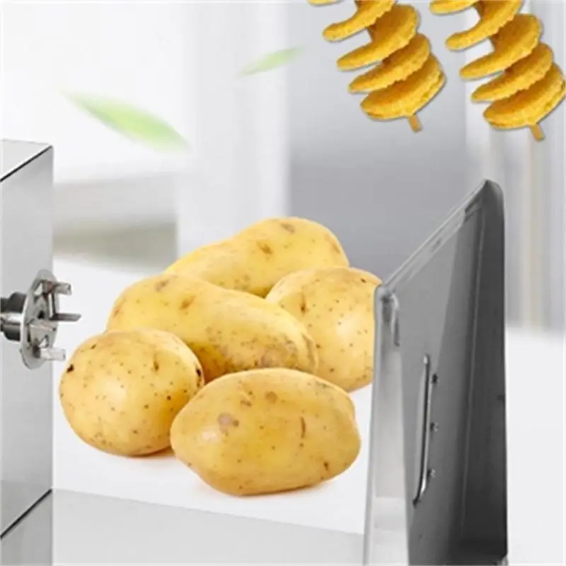 

Electric Twisted Spiral Potato Slicer Commercial Vegetable Potato Tower Machine