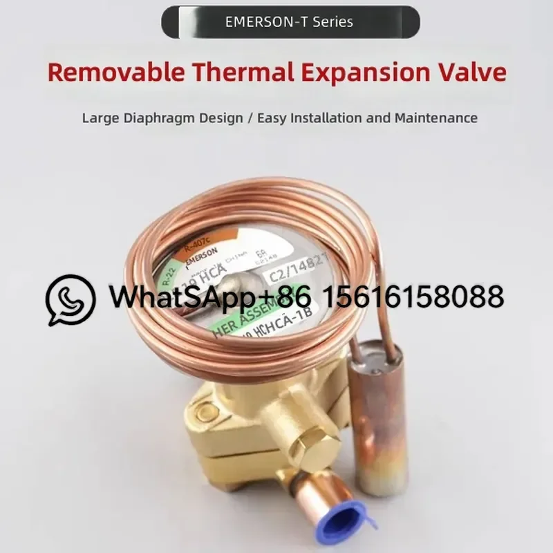 Original Genuine Emerson Thermal Expansion Valve TCLE5HCA TCLE10HCA TCLE12HCA HVAC Refrigeration AC Parts Replacement