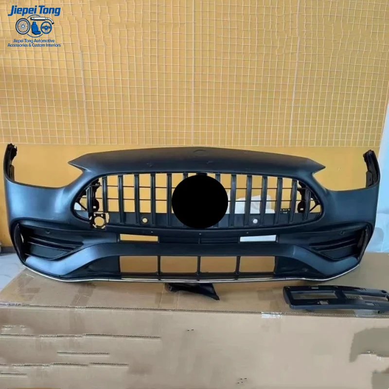 

Suitable For Mercedes-Benz W206 C-class Sport Style Fog Lamp Frame Unpainted Car Front Bumper Grille Grid Assembly