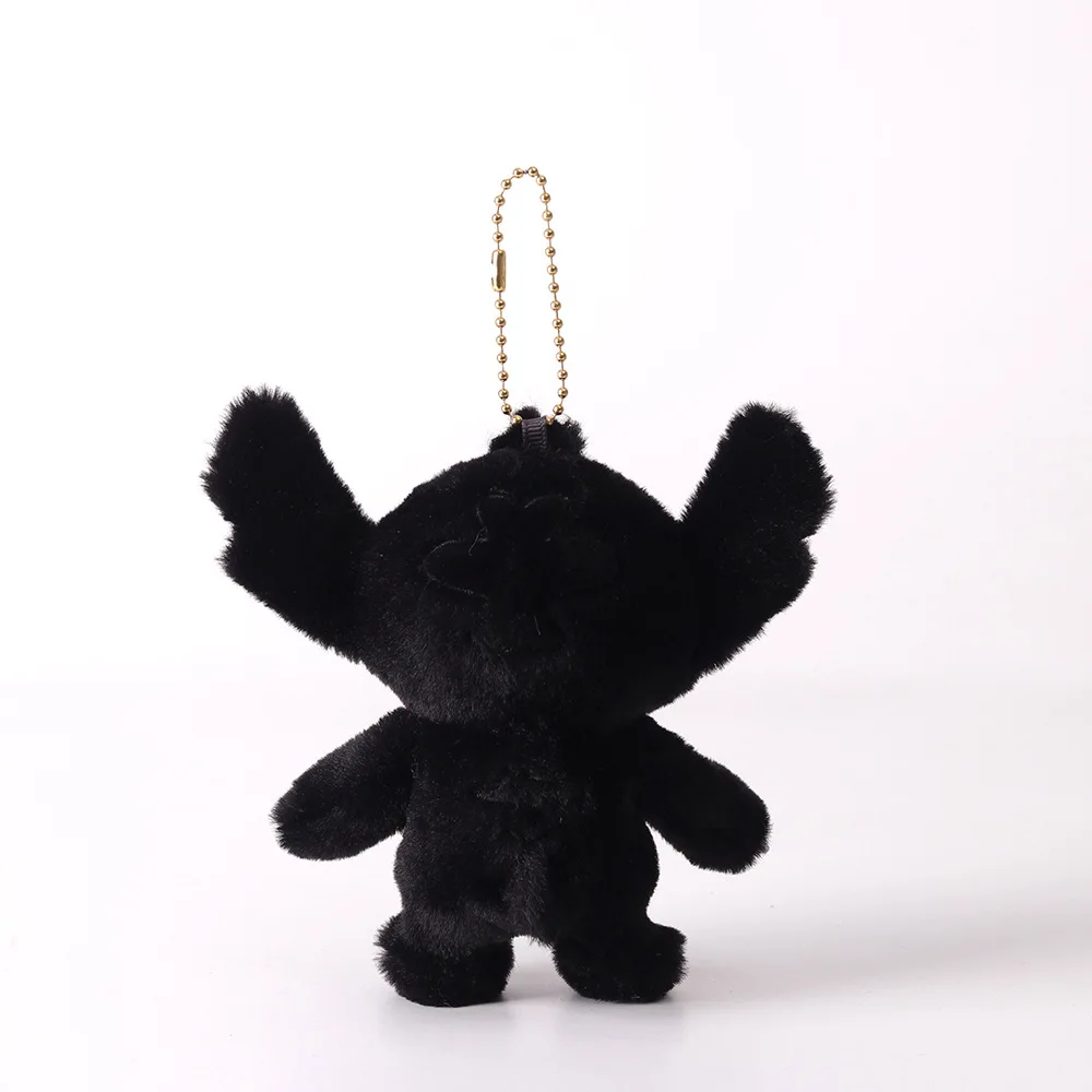 Cartoon zwarte steek hanger knappe donkere steek pluche pop sleutelhanger experimentele pop rugzak accessoires