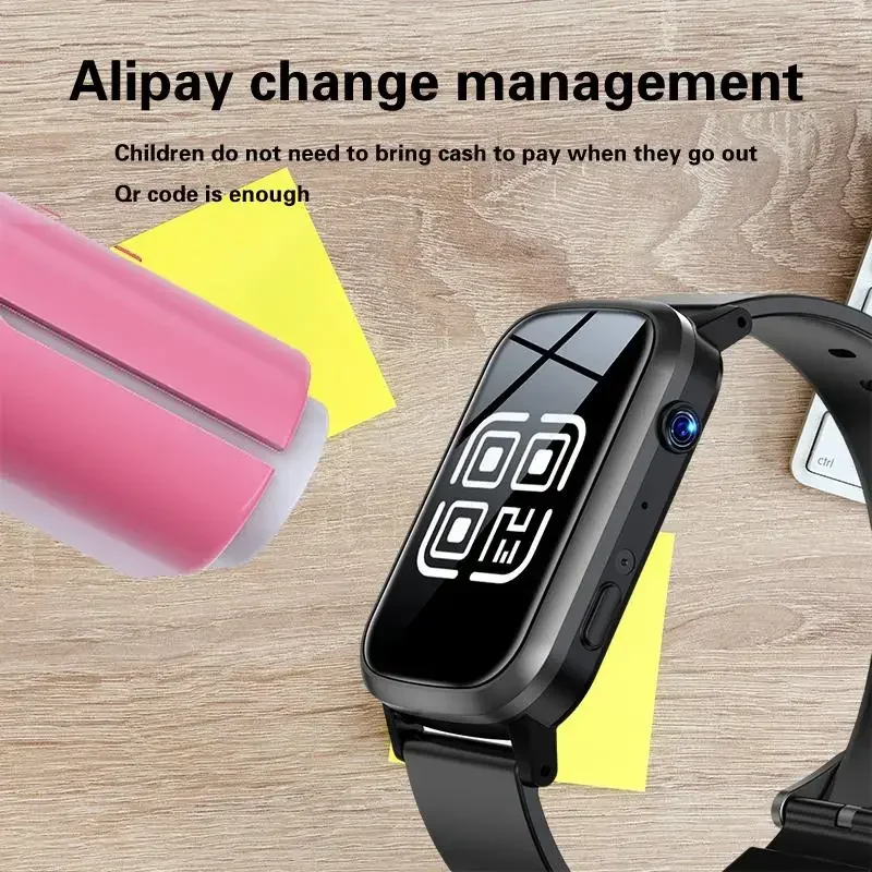 4G Kids ساعة ذكية بطاقة SIM على مدار الساعة مقاوم للماء في الوقت الحقيقي GPS موقع الهاتف كاميرا مكالمة فيديو SOS الأطفال ساعة ذكية للسلامة