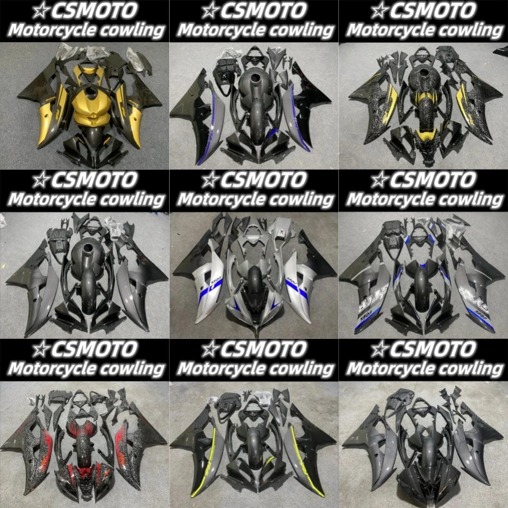 

The new ABS fairing fits the Yamaha R6 2008 2009 2010 2011 2012 2013 2014 2015 2016 fairing set with carbon fiber paint