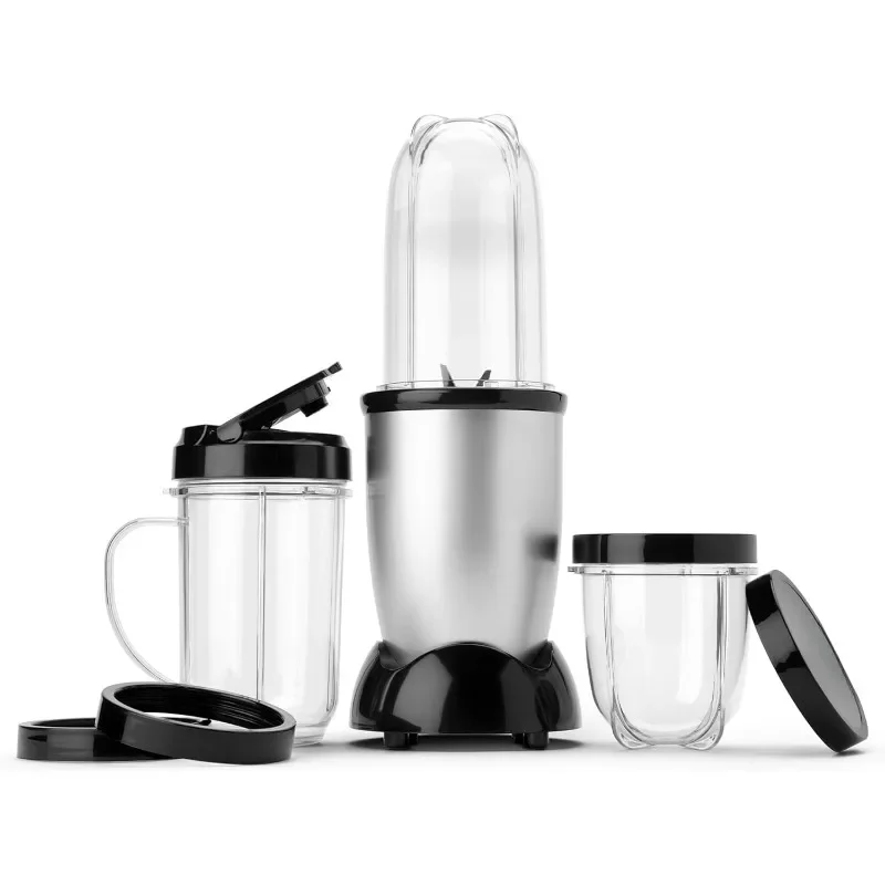 Frullatore per utensili, piccolo, argento, set da 11 pezzi autentico garantito.